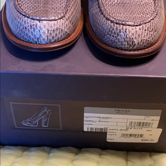Prada Calzature Donna Loafer Platform 40/10 NWB - Picture 4 of 6